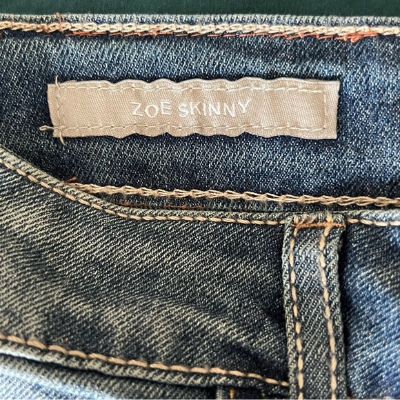 Lucky Brand Zoe Skinny Slim Fit Skinny Leg Jean Girls Sz 12 Blue Ada Wash - Picture 4 of 8